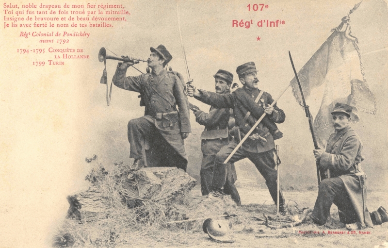 17-09 - Pondichery - hymne regiment colonial